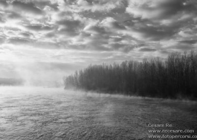 Nebbia fiume ticino cesare re